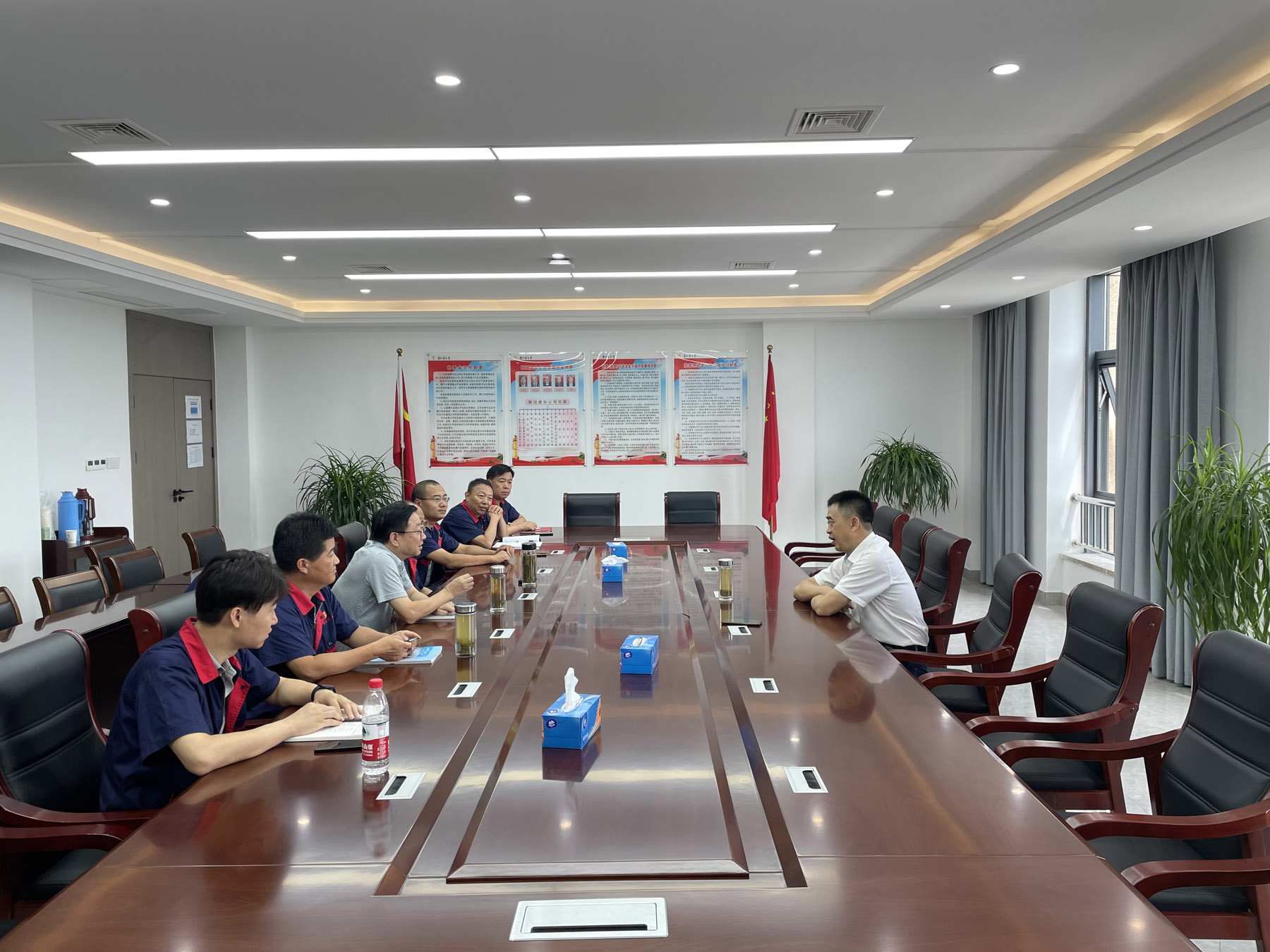 集團(tuán)公司黨委委員、總工程師周俊到公司調(diào)研 