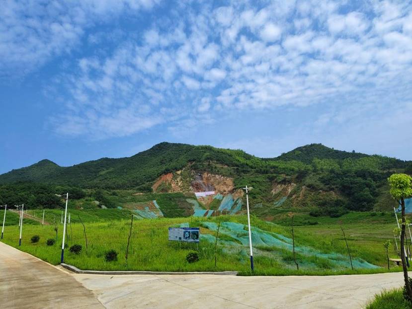 銅山、前山露天采坑復墾項目完成